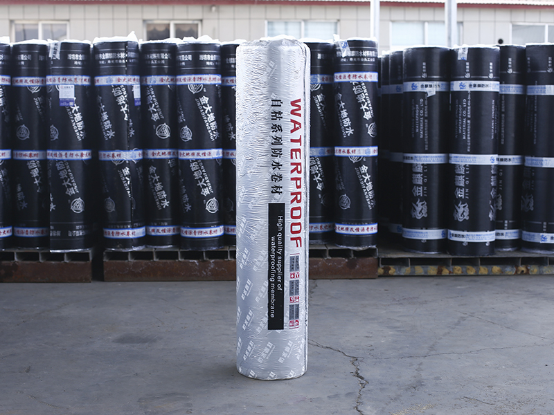 Self adhesive polymer I modified asphalt waterproof coil