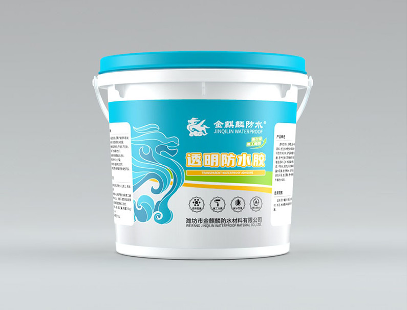 Transparent waterproof adhesive